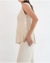 Soon Maternity - Collette Linen Knit Feeding Tank