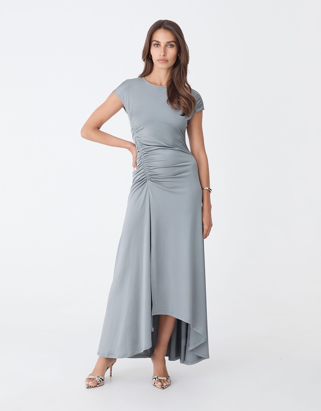 Forcast - Kim Asymmetric Ruched Dress