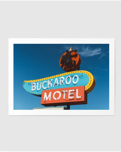 Olive et Oriel - Buckaroo Motel by Bethany Young Art Print