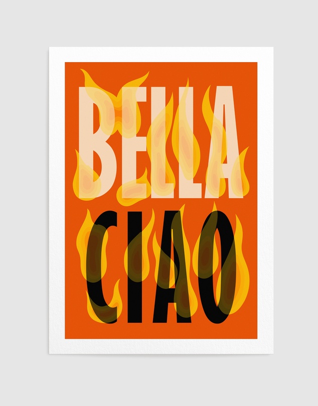 Olive et Oriel - Bella Ciao by Paulina Budka Art Print