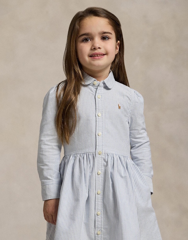 Polo Ralph Lauren - Striped Cotton Oxford Shirtdress (2YRS-6.5YRS)