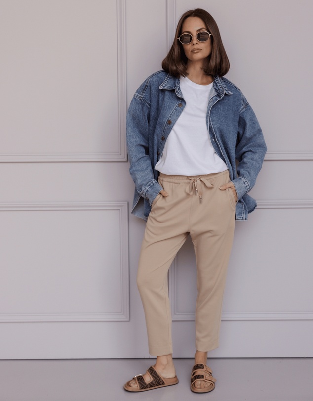ALEXANDRA - Rico Pants Beige