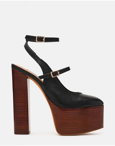 Steve Madden - Scotlyn-S Black Heels