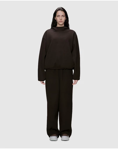 RAINS - Women's Fleece Hoodie Bark