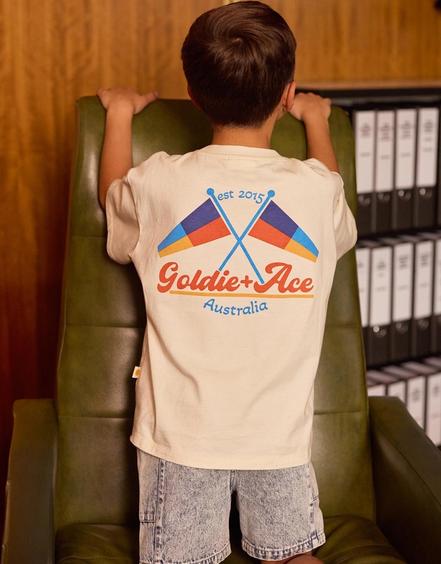 Goldie + Ace - Noah Denim Pocket Shorts - Babies-Kids
