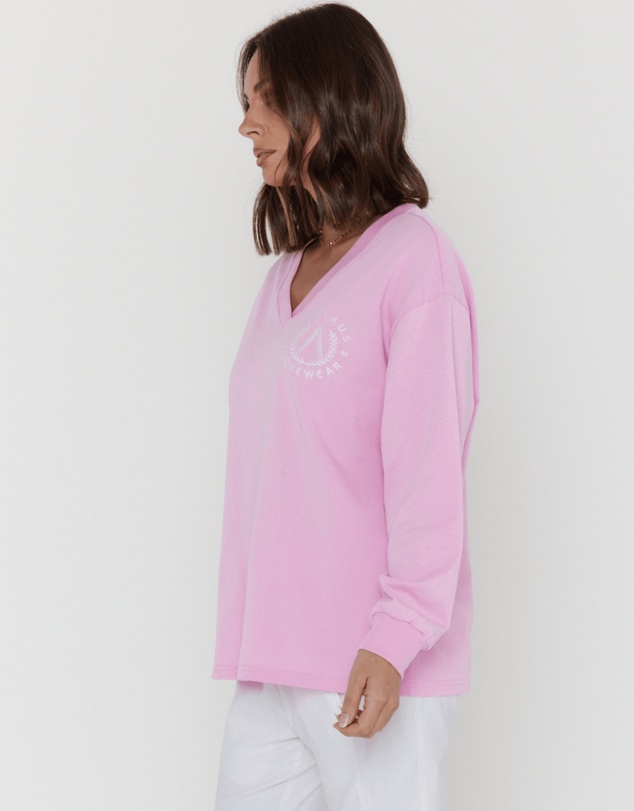 ALEXANDRA - Jossy Long Sleeve Top Pink