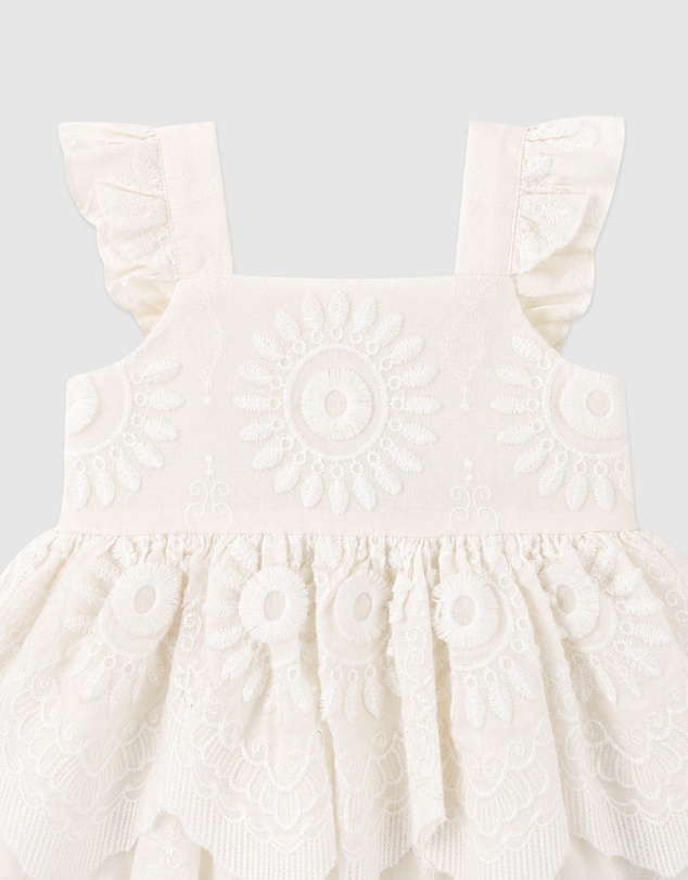 Bebe by Minihaha - Tiered Broidery Dress