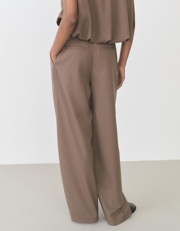 M.N.G - Oliana Belt Straight-Fit Trousers