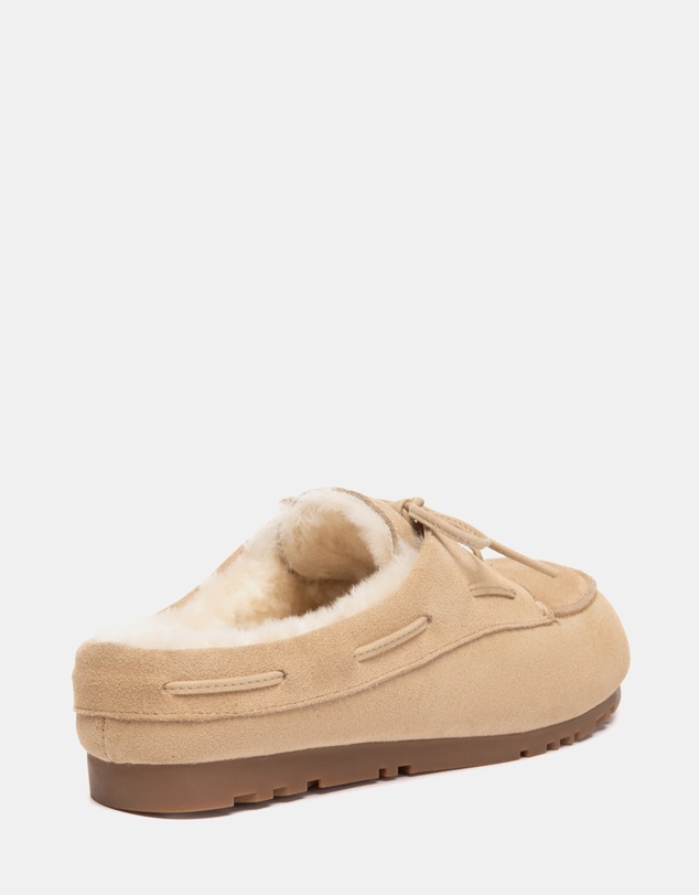 EVERAU - EverAU Ugg Churna Cow Suede Upper Loafer Oxfords Flats