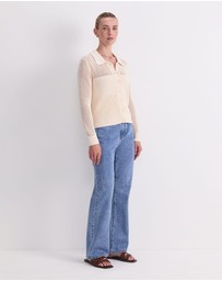 Sportscraft - Elka Pointelle Shirt Cardigan