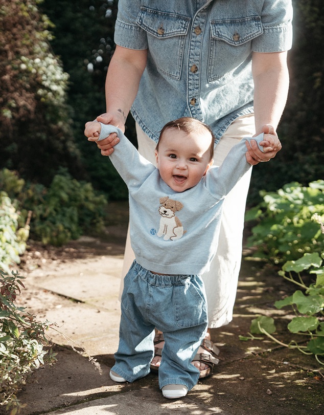 Purebaby - Chambray Pants-Kids-Babies