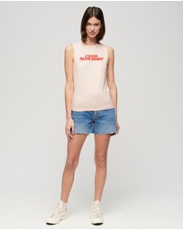 Superdry - Sport Luxe Graphic Fitted Tank Top