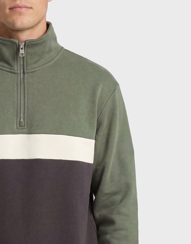 Academy Brand - Academy Contrast 1/4 Zip Sweat