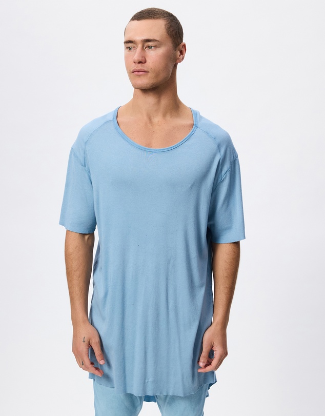 Surrounded By Ghosts - The Arsenic Relaxed Rib Knit Long Tail T-Shirt