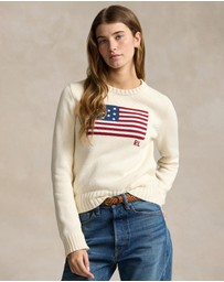 Polo Ralph Lauren - Flag Cotton Crewneck Sweater