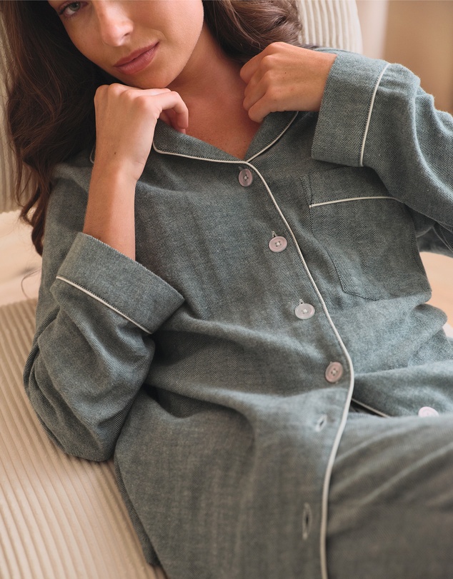 Papinelle - Super Soft Brushed Herringbone PJ