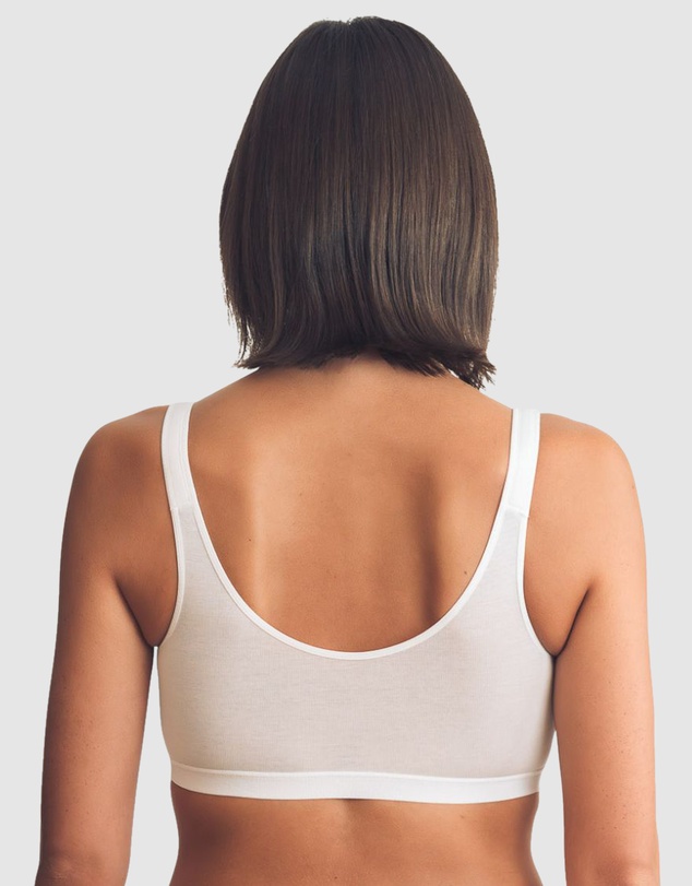 Royce Lingerie - Comfi Cotton Wirefree Press Stud Front Open Bra