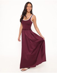 Petal & Pup - Finesse Maxi Dress - Burgundy