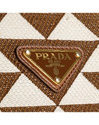 Pre-Loved by Azura Reborn - Pre-Loved prada Triangle Jacquard Tote