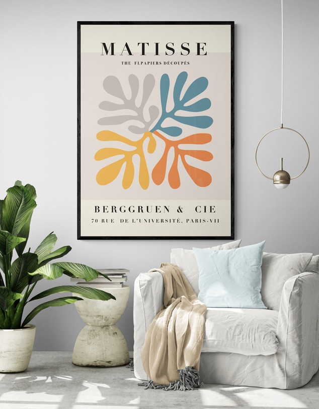 Inka Arthouse - Coral Coupes by Henri Matisse Art Print