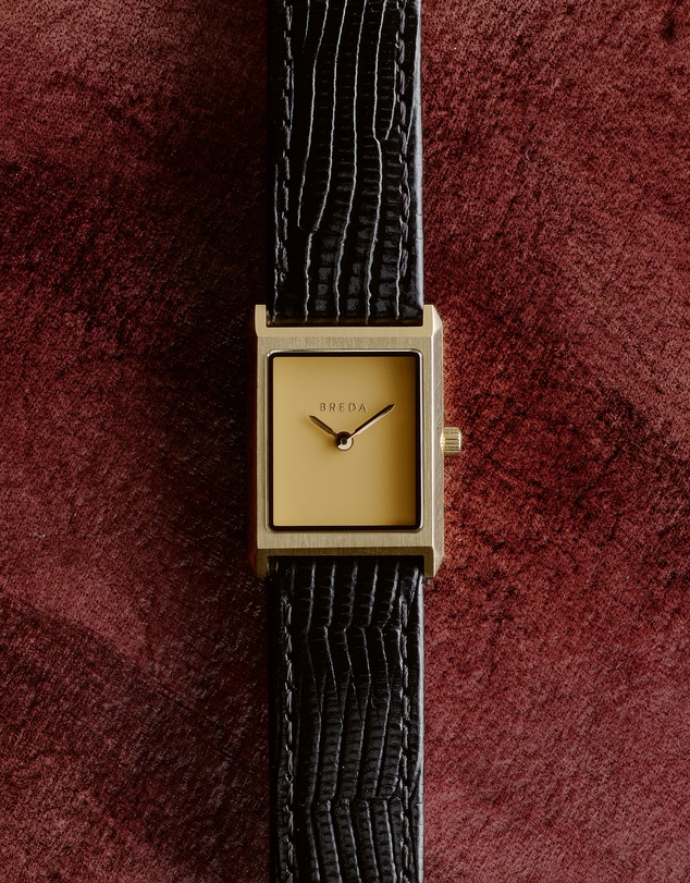 Breda - Virgil 1765d Leather Band Watch, 20MM