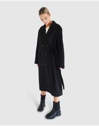 Belle & Bloom - Right There Side Tie Coat