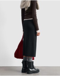 & Other Stories - Knitted Pencil Midi Skirt