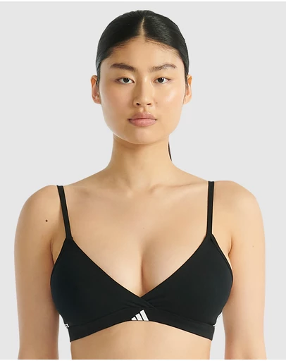 adidas Sportswear - Active Essentials Cotton 3 Stripes Triangle Wrap Bralette
