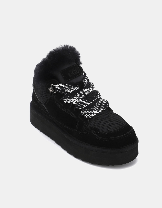AusWooli Ugg Boots - Hamilton Sheepskin Wool Urban Chic Lace Sneakers