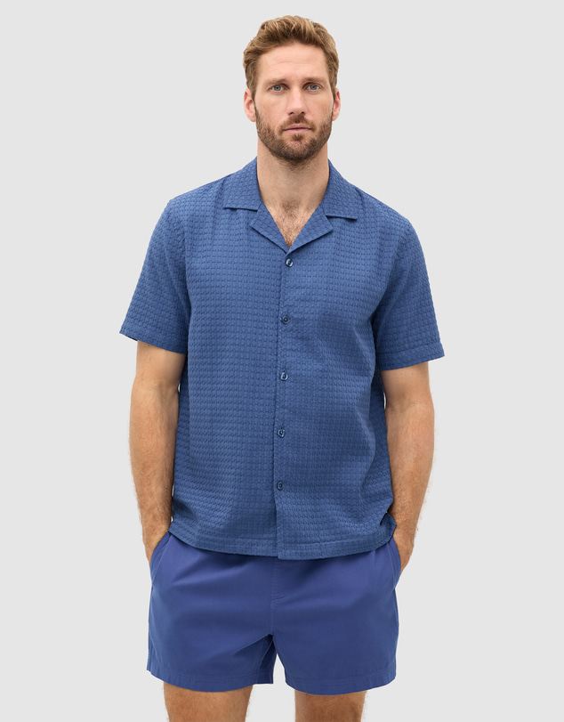 Seed Heritage - Short Sleeve Self Check Shirt