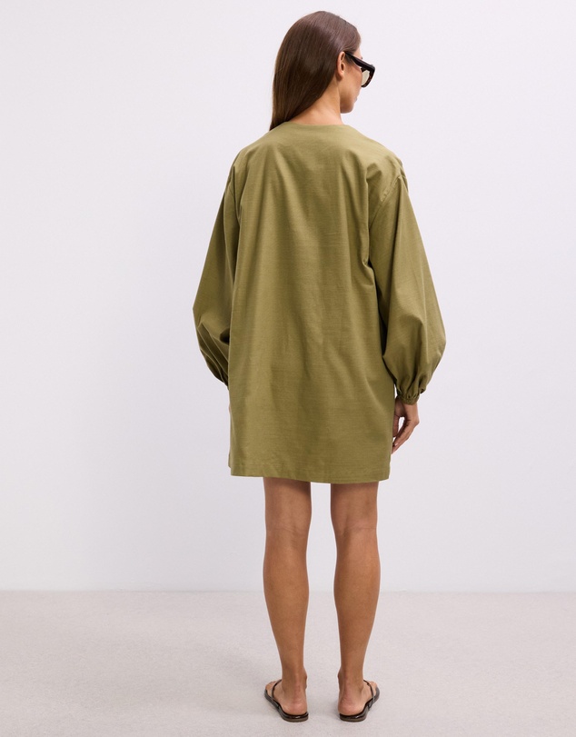 The Fated - Greer Puff Sleeve Mini Dress
