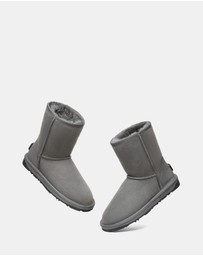 EVERAU - EverAU Ugg Short Classic Double Faced Sheepskin Upper UGG Boots