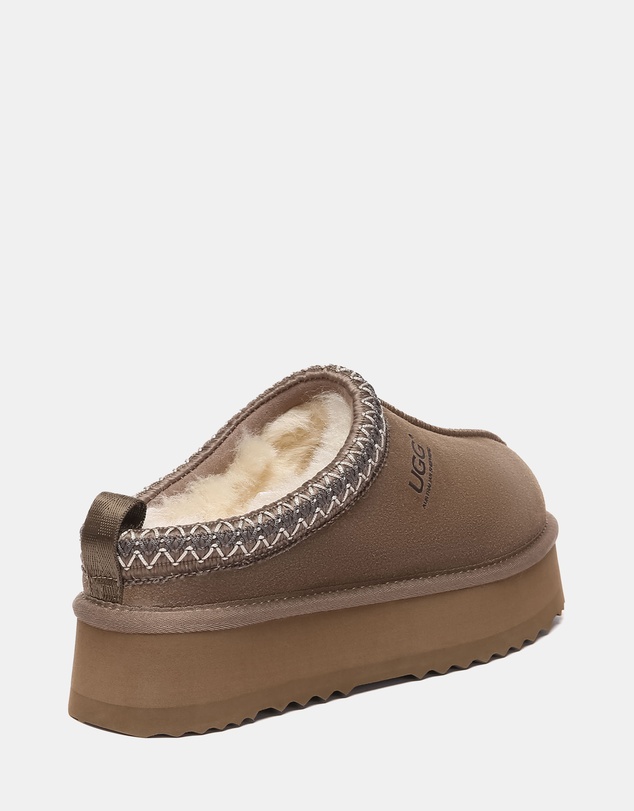 EVERAU - Australian Shepherd Ugg Tay Platform Cow Suede Upper House Shoes