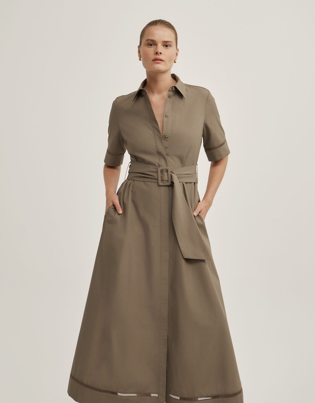 Witchery - Trim Detail Shirt Dress