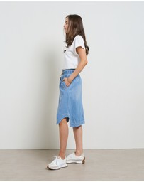 DRICOPER DENIM - Cecil Rodeo Blue Skirt