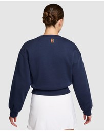 Nike - Court Collection French Terry Crew-Neck Tennis Top