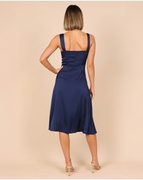 Petal & Pup - Siobhan Midi Dress - Navy