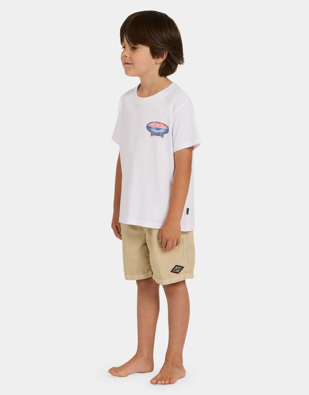 Billabong - Boys 0 to 7 Groms Quadtriple T-Shirt