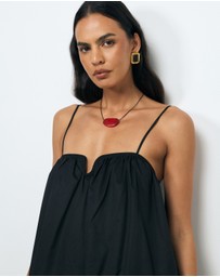 AERE - Arli U Neckline Maxi Dress