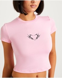 Neon Hart - Tribal Heart Slinky T-Shirt