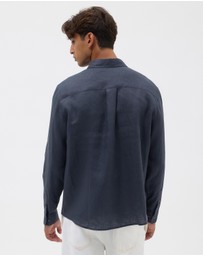 AERE - Euro Resort Linen LS Shirt