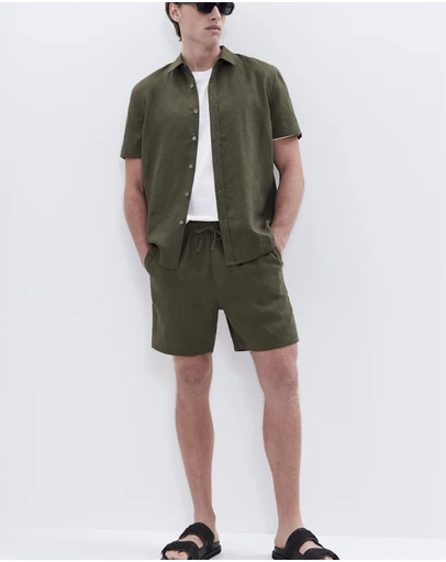 UNISON - Linen Pull On Short