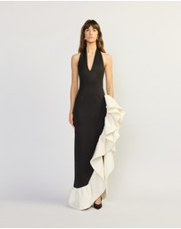 TOJHA - HALIMA CONTRAST MAXI GOWN