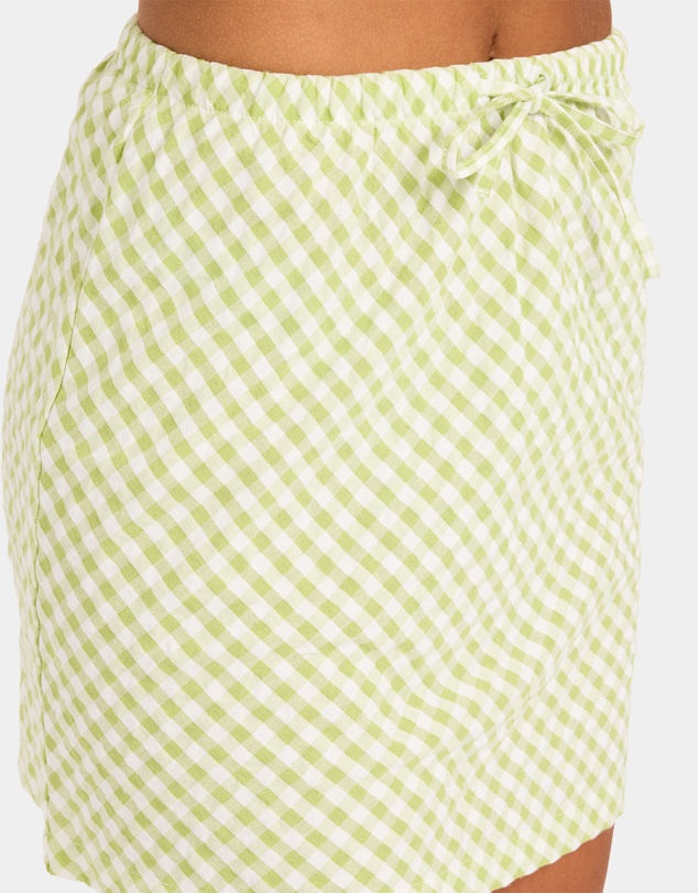 Roxy - Womens Charlie Check Bias Mini Skirt