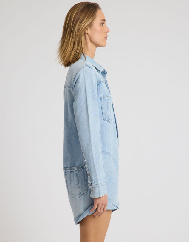 ONE TEASPOON - Prophecy Denim Jumpsuit - Blue Latte