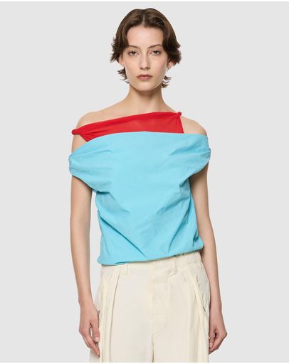 Turquoise & Red