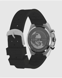 TIMEX - Q Timex Continental Chronograph 40mm Synthetic Rubber Strap Watch