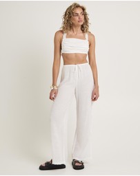 Subtitled - Macie Tie Side Bow Pants