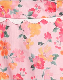 Petal & Pup - Romia Strapless Playsuit - Pink Floral