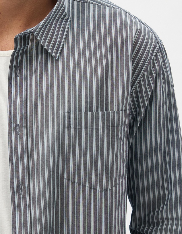 AERE - Summer Cotton Stripe Shirt
